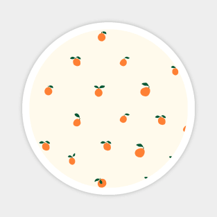 Oranges Fun pattern Magnet